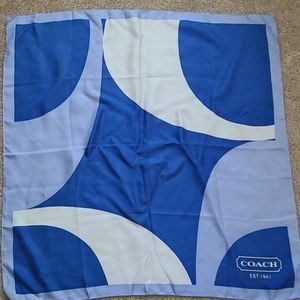 100% silk Coach scarf